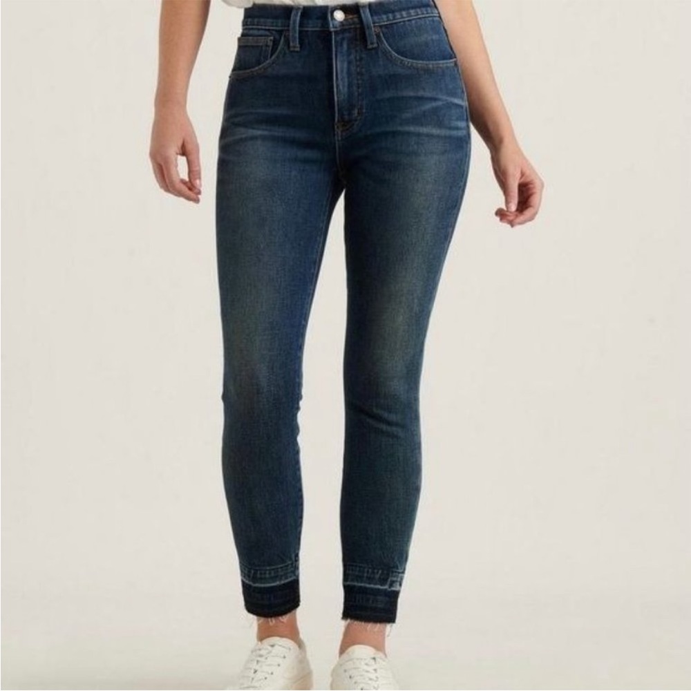 Lucky Brand Bridgette Skinny Jeans Unfinished Hem